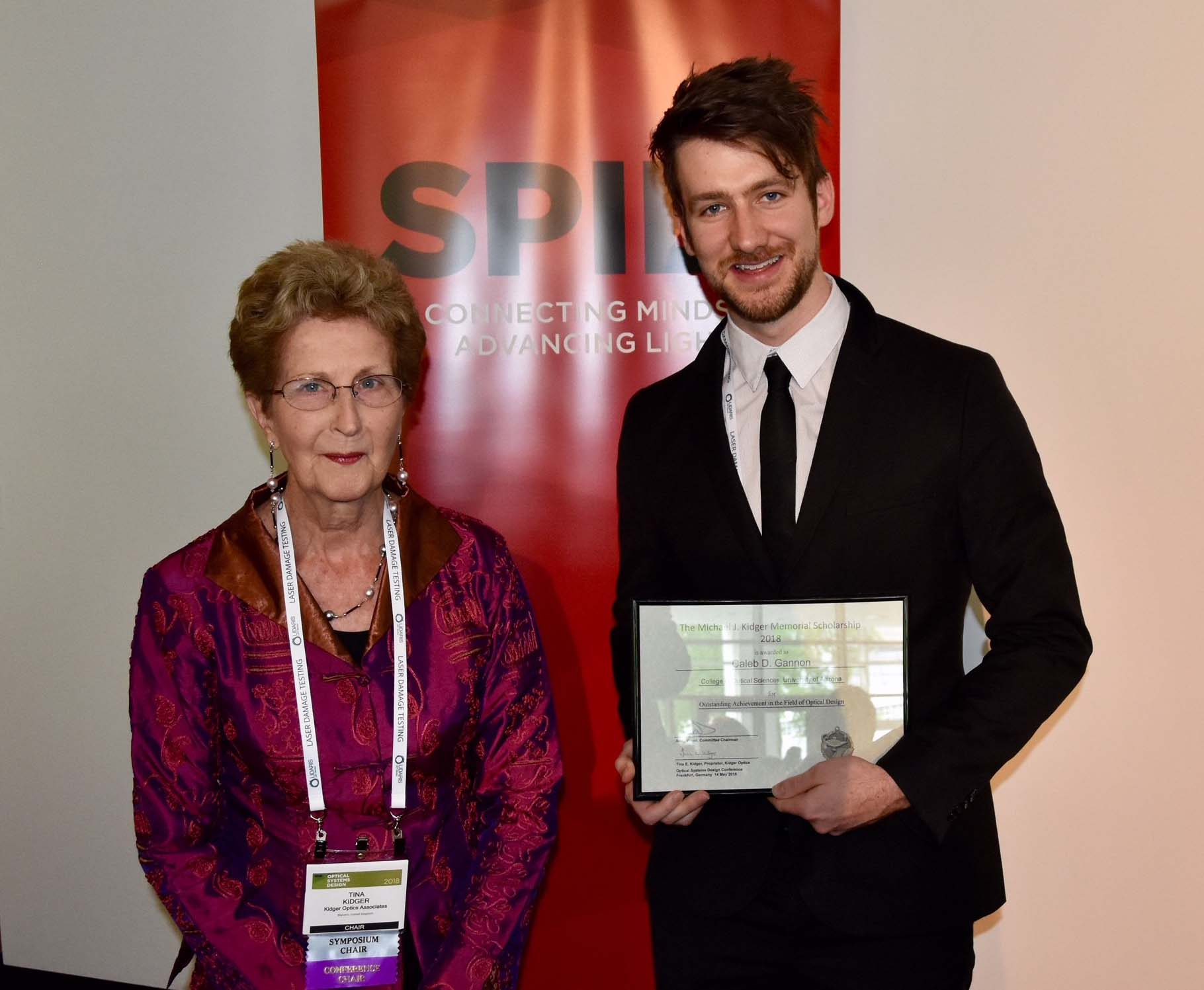 2018 Caleb Gannon Scholarship with Tina Kidger