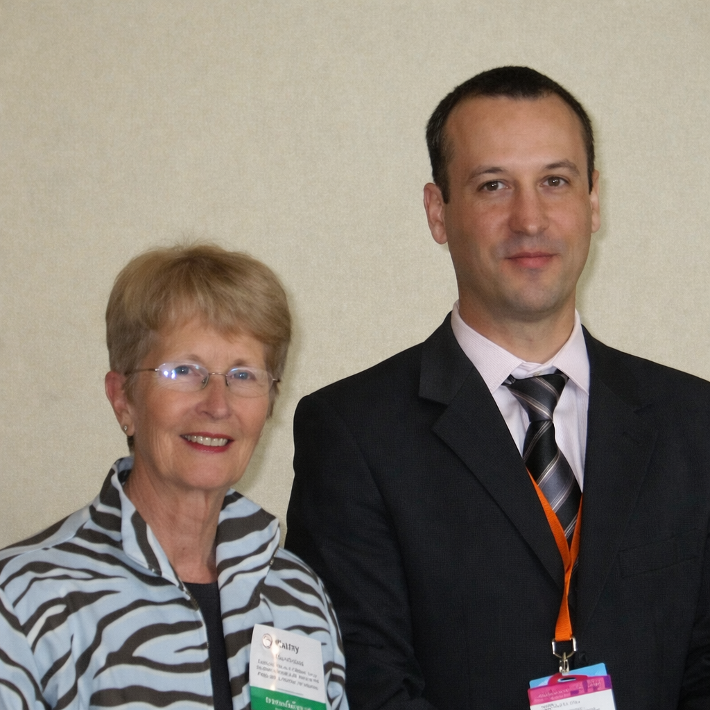 2010 Scholar Braulio de Albuquerque with Tina Kidger