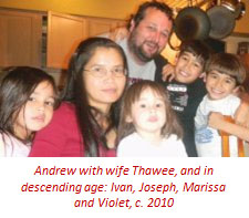 Rakich Family c. 2010 2004 Andrew Rakich with Family in 2010